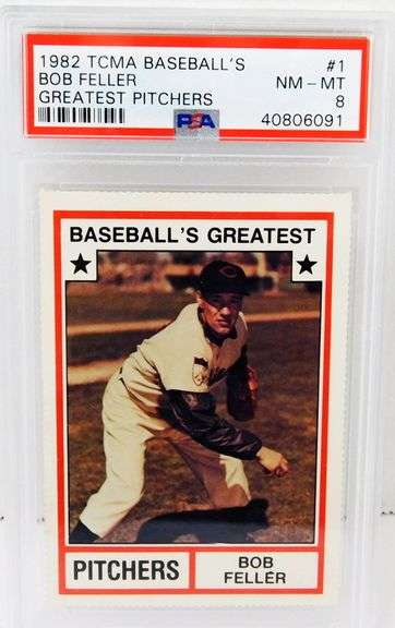 Bob Feller 1982 Greatest Pitchers #1, 8NM-MT