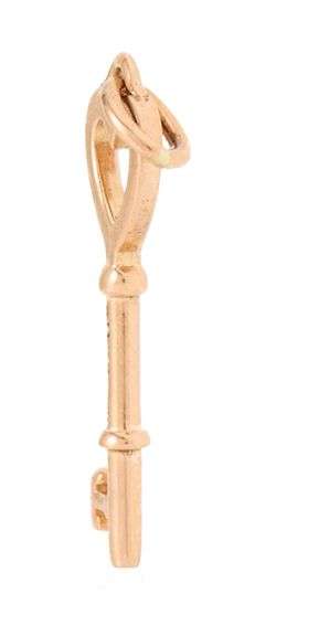 Tiffany & Co. Open Heart Key Pendant in 18K