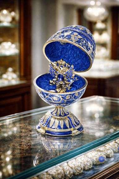 1912 Tsarevich Imperial-Style Fabergé Egg
