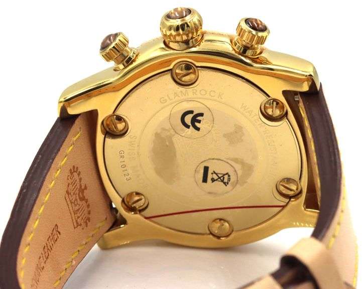 Glam Rock stainless steel watch