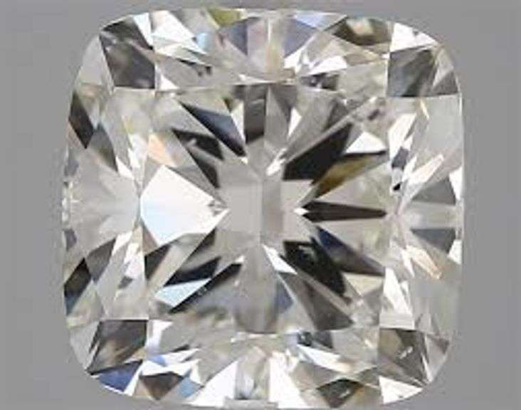 Magnificent Cushion Modified Brilliant Cut Lab Diamond - 3.11 Carats