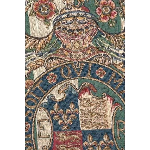 Royal Arms of England Woven Tapestry