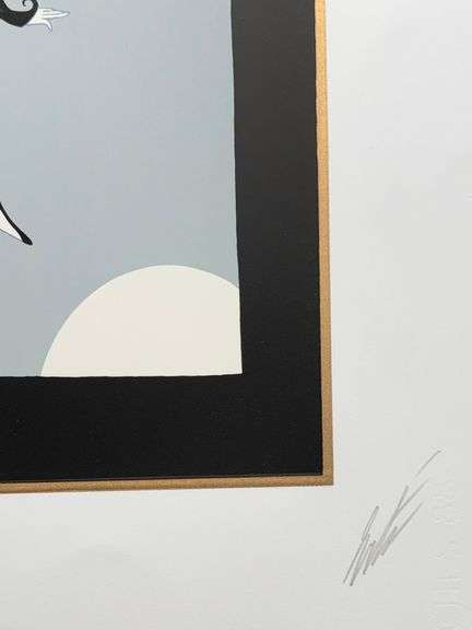 Erte "Pas de Deux" Signed Limited Edition Serigraph with Foil Stamping