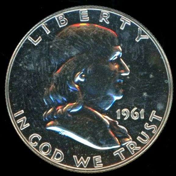 Choice Proof 1961 Franklin Silver Half Dollar