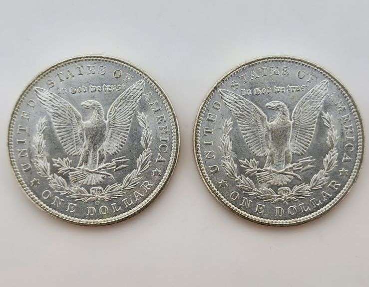 (2) 1904-O Morgan Silver Dollars