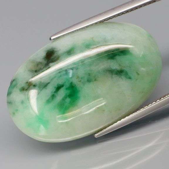 Superb 32.32ct real Burmese Jade cabochon!