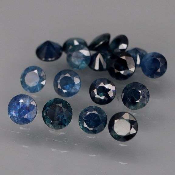 Richly colored! 3.01ct navy blue Sapphire set -Heated only!