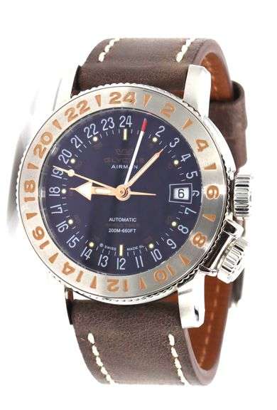 Glycine Airman 18GMT automatic 39mm watch