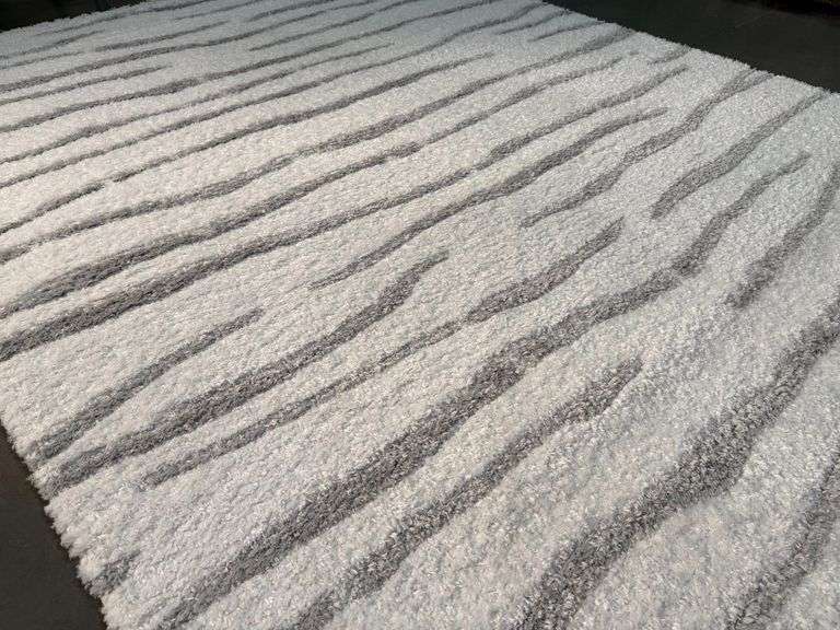 Super Soft Silky Feel Microfiber Contemporary Rug 8x11