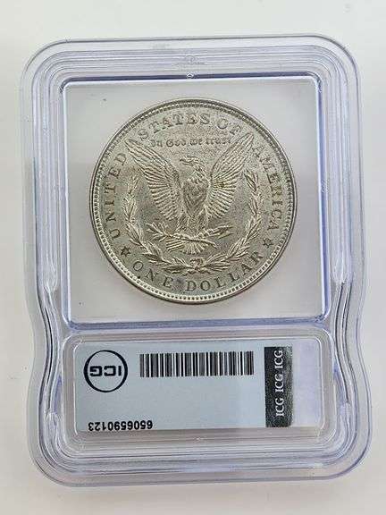1921 Morgan Silver Dollar, ICG MS63