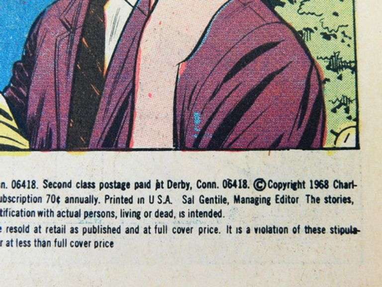 5 Charlton Comics - Teen-Age Love, 1968-1972