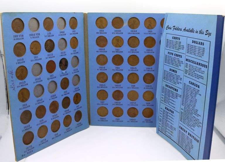 Nice Partial Lincoln Set 1900-1940.
