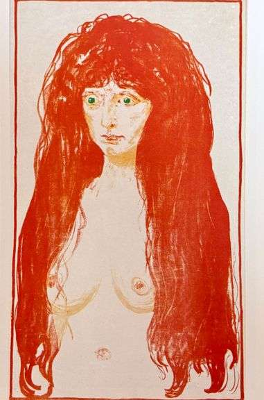 Edvard Munch, Sin (Nude with Red Hair)