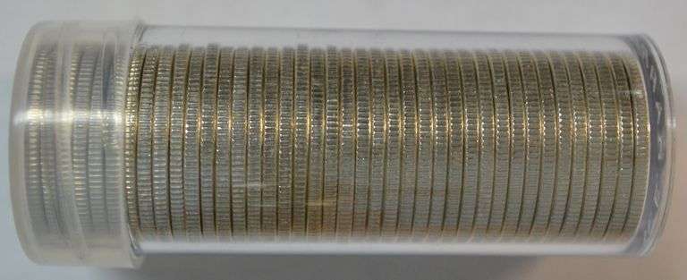 Original Choice to Gem BU roll of 40 1961-D Washington Quarters