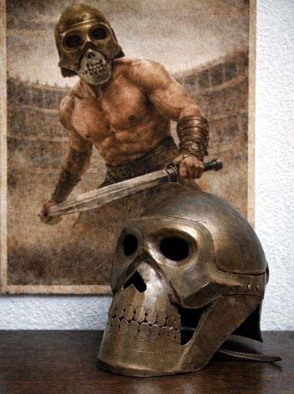 Skeleton Skull Medieval Helmet