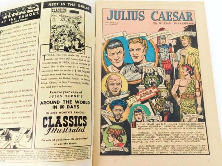 Classics Illustrated 1950 Julius Caesar Comic Book