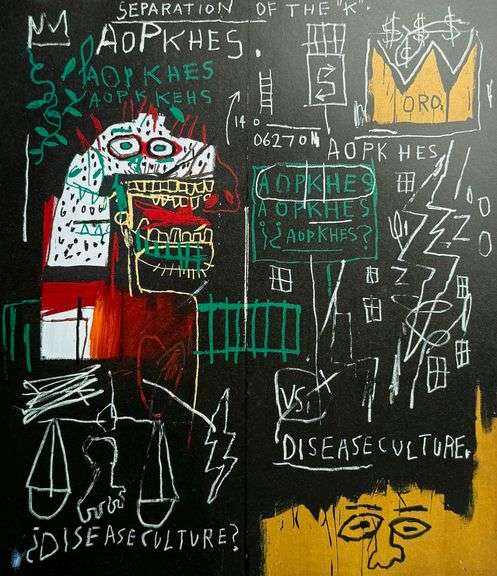 Colorful Jean-Michel Basquiat From 'The Art of Storytelling'