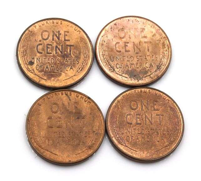 Four Red Brown BU 1930 Era Lincolns