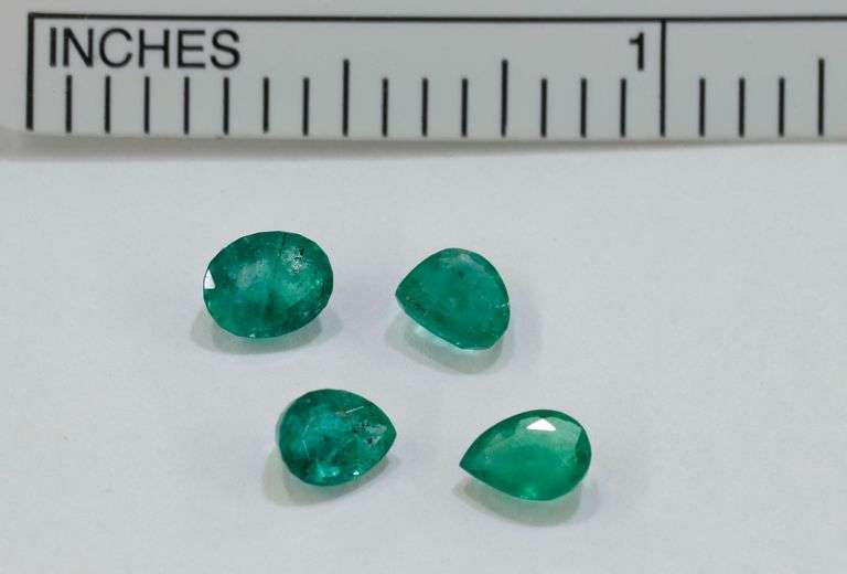 Natural Emerald - Lot of 4