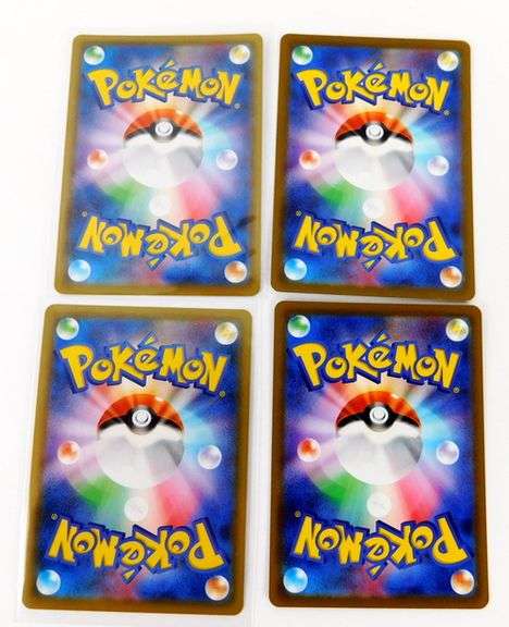 4 Pokémon Japanese Cards