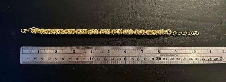 Gold Plated Byzantine Bracelet