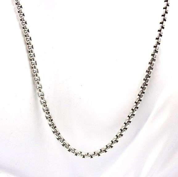 David Yurman box chain necklace 2.2mm
