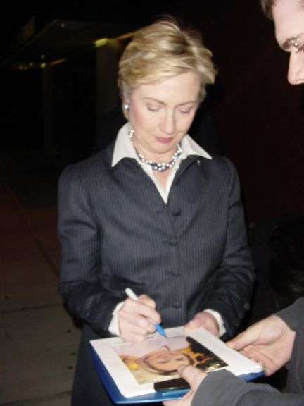 Bill and Hillary Clinton Signed Autographed 11x14 Photo