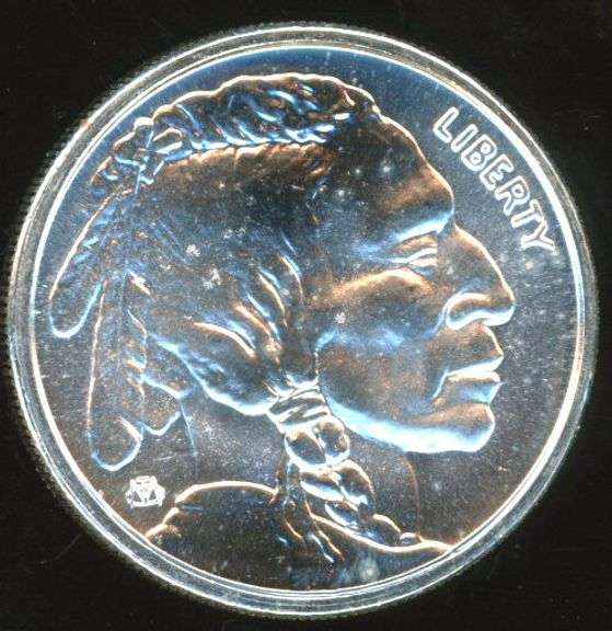 1 Troy Ounce Buffalo Silver Round