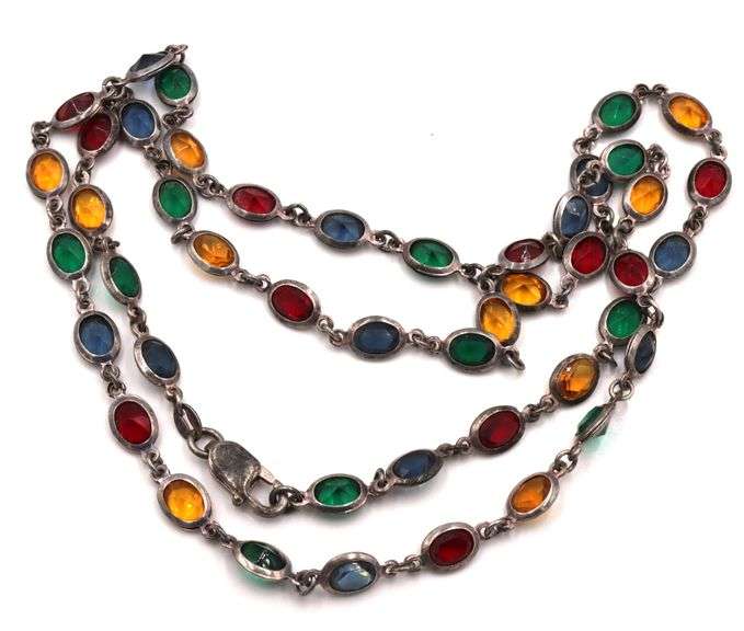 Group lot of 4 Vintage 925 sterling silver necklaces