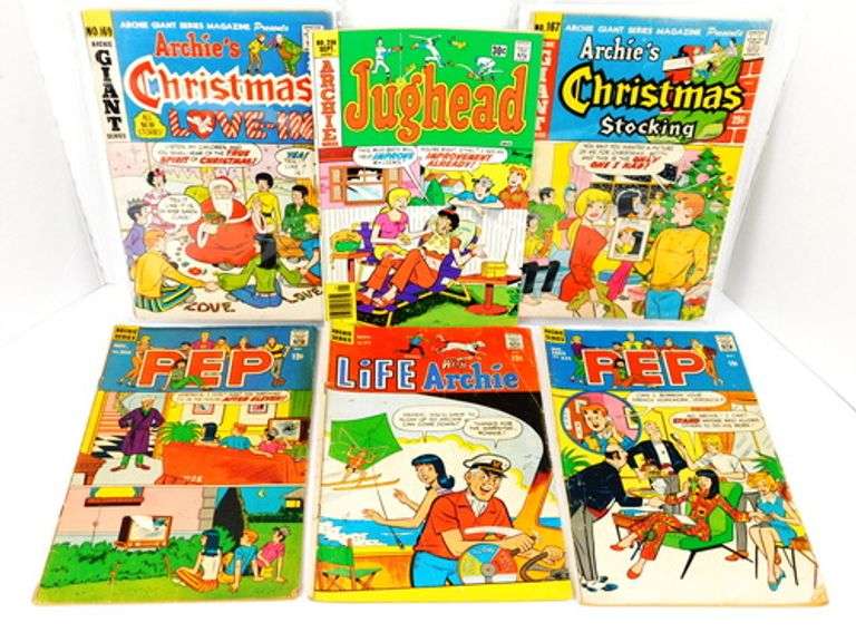 6 Archie Series Vintage Comic Books