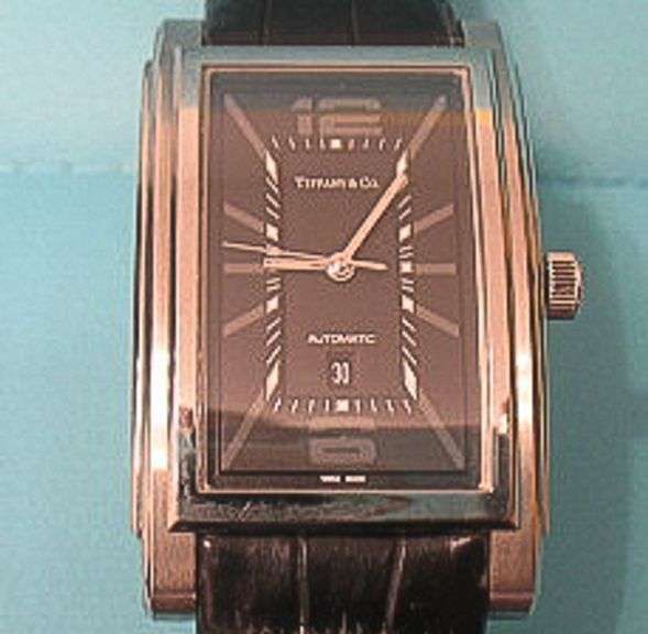 MEN'S TIFFANY & CO AUTOMATIC TANK WATCH