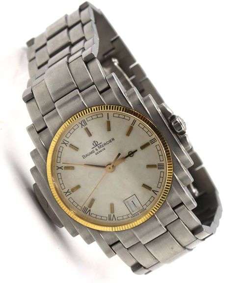 Baume & Mercier Shogun quartz 2 tone watch