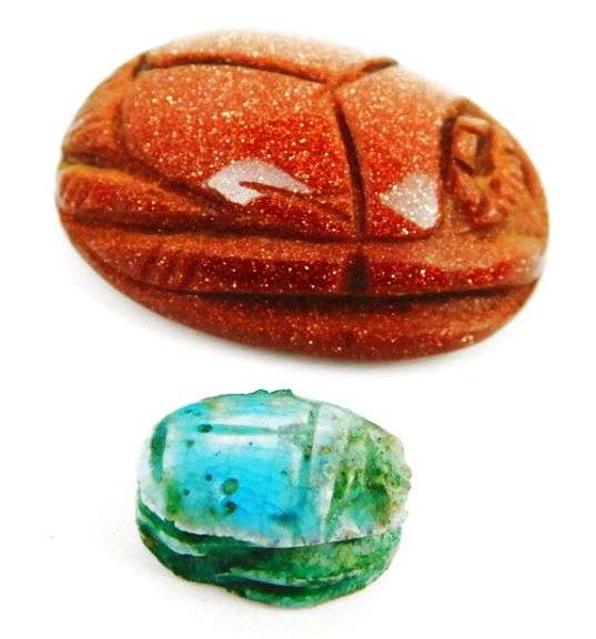 2 Gemstone Scarabs