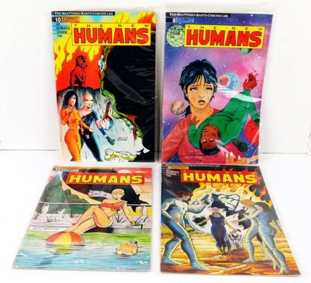 4 The New Humans Comic Books, All 1988