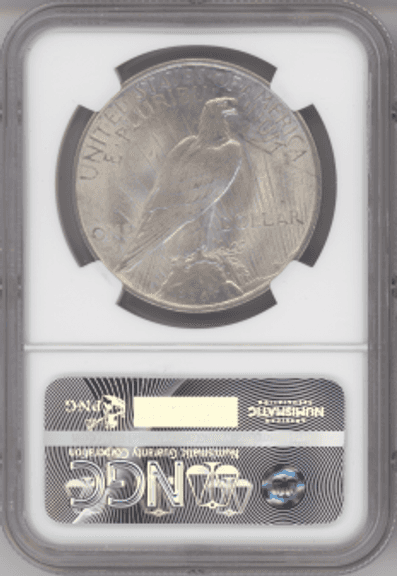 1923 Peace Silver Dollar NGC MS64 Near Gem BU | Brilliant Luster
