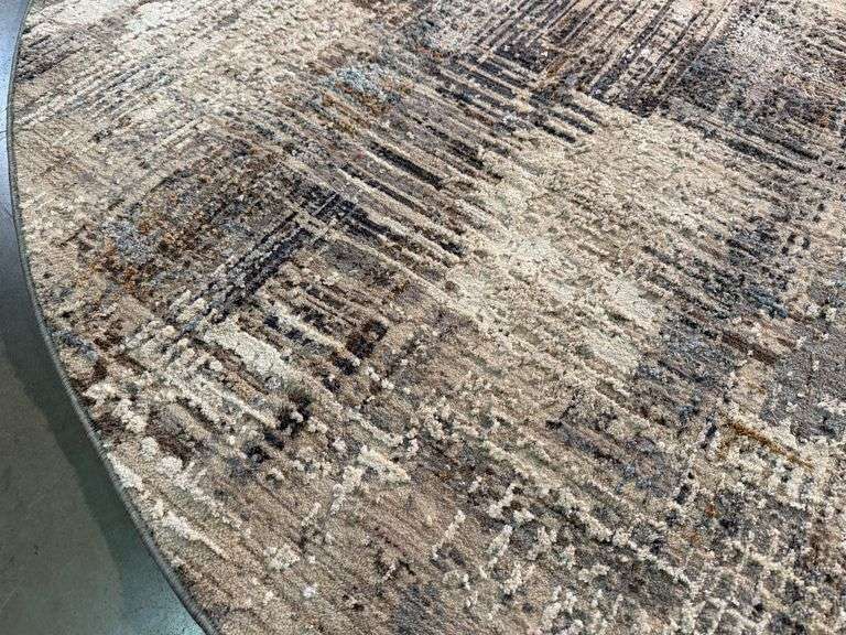 Decorative Modern Round Rug 8x8