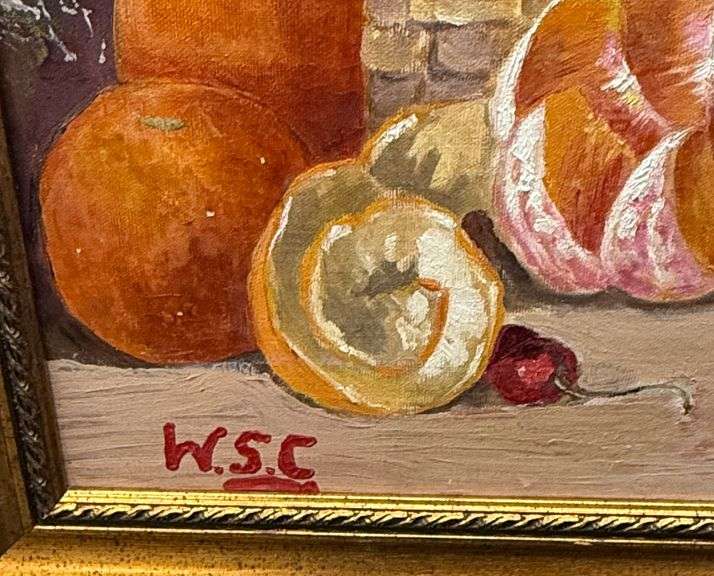 Investment! Original painting by Winston Churchill oil canvas Winston Churchill