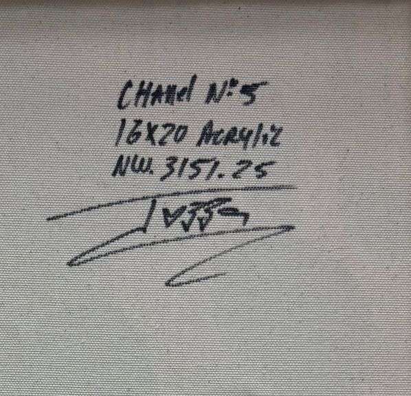 Textured And Contemporary Original By Jozza Jozza Chanel No.5