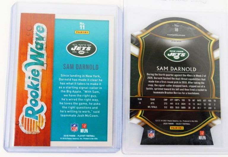 2 Sam Darnold Super Bowl QB Cards