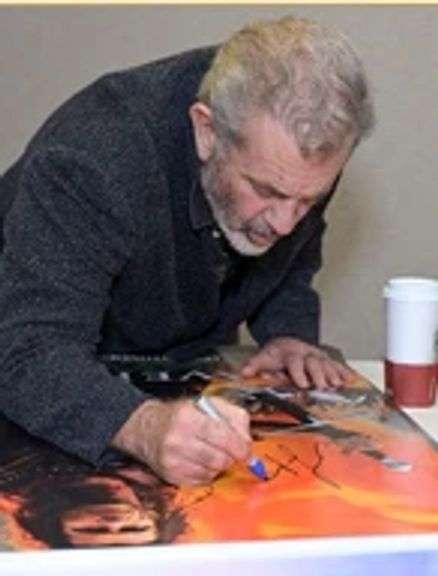 Mel Gibson Signed 1995 Braveheart 27x40 Movie Poster