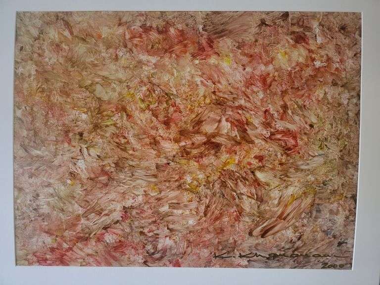 Investment! Very collectable and rare  Khavarani Masterpiece Unveiled – Signed Abstract Romanticism 