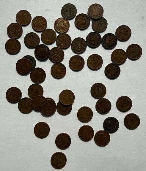 50 1900 Era Indian Cents