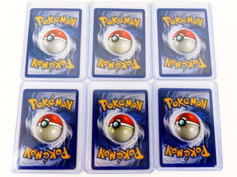 6 Pokémon 1999 Shadowless Trade Cards