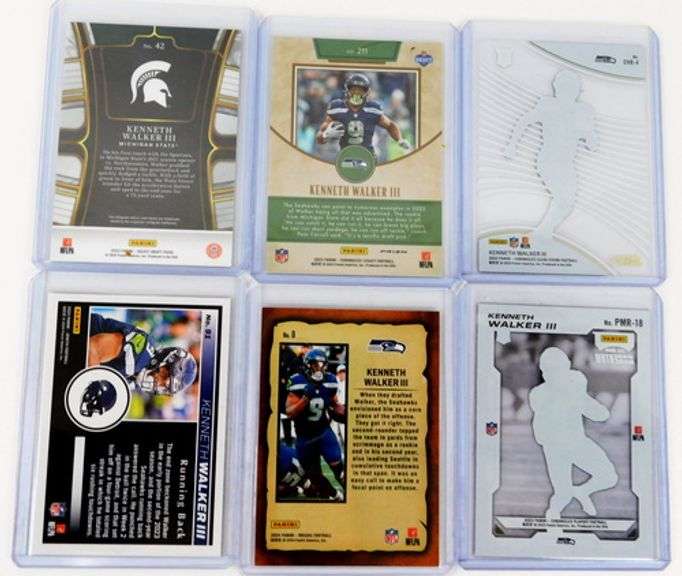 6 Kenneth Walker III Football Cards