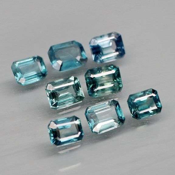 Deep color with light saturation! 2.86ct set of Madagascar Sapphires!