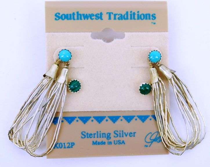 Carolyn Pollack Liquid Sterling Silver & Gemstone Earrings