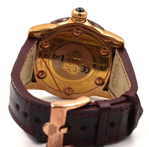 Brand new Glam Rock Miami rose gold diamond watch