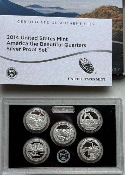 2014 Silver America the Beautiful Proof Set