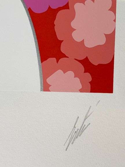 Erte "Black Rose" Serigraph Signed Limited Edition Artist's Proof