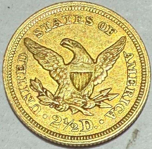 1850 US Gold $2 1/2 Liberty